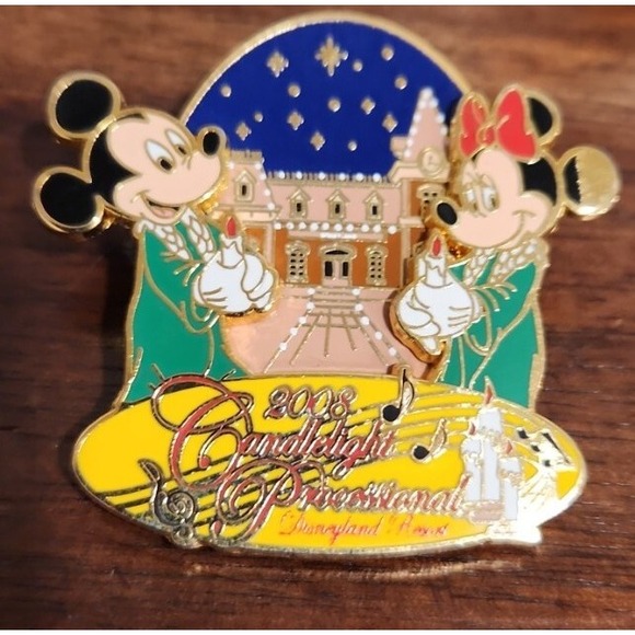 Disney PinMINNIE MICKEY CANDLELIGHT PROCESSION PP Preproduction LE RARE 00072